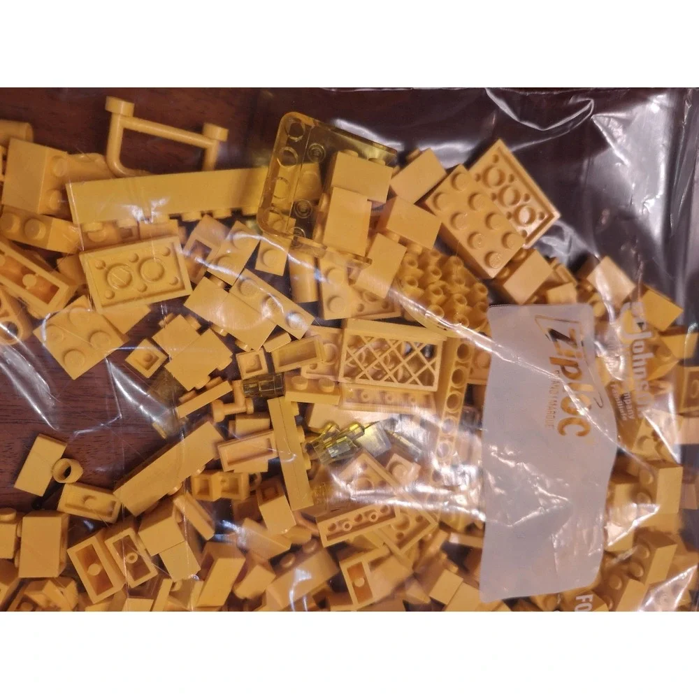 LEGO Yellow 1/2 pound Bulk Bricks & Parts Mixed Lot Building Pieces Assortment